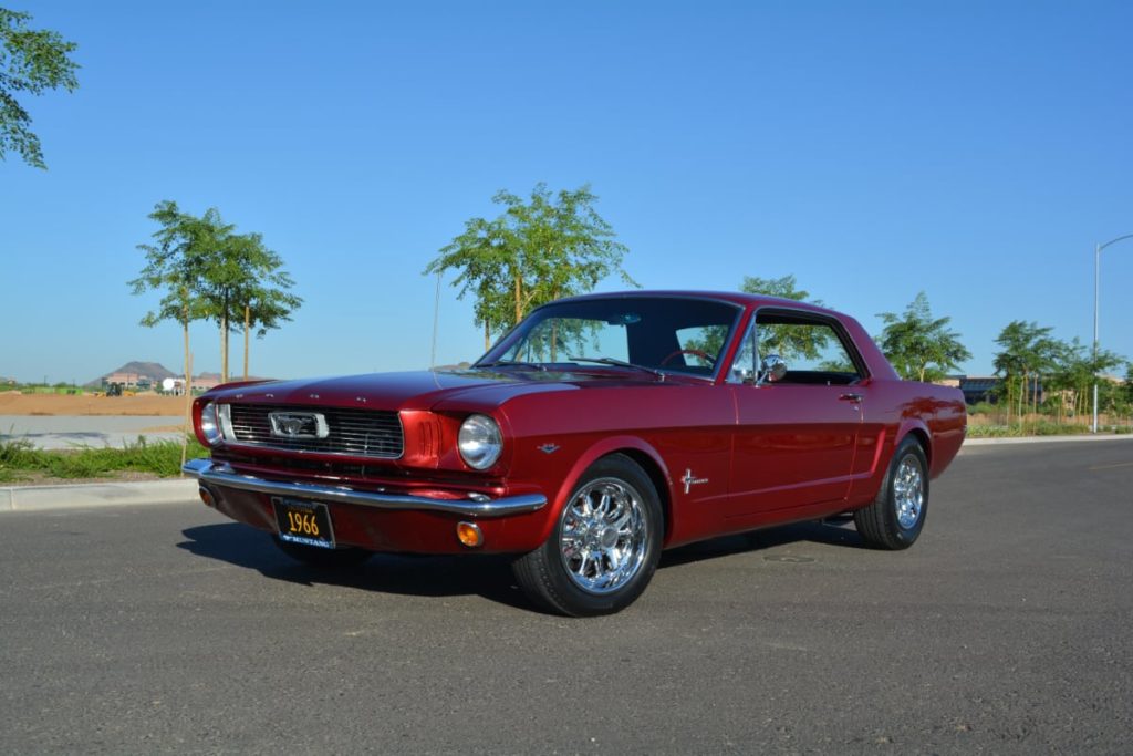 1966 Mustang Restoration 3 quarter view